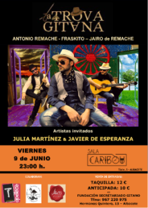 Concierto TROVA GITANA – SALA CARIBOU. Albacete